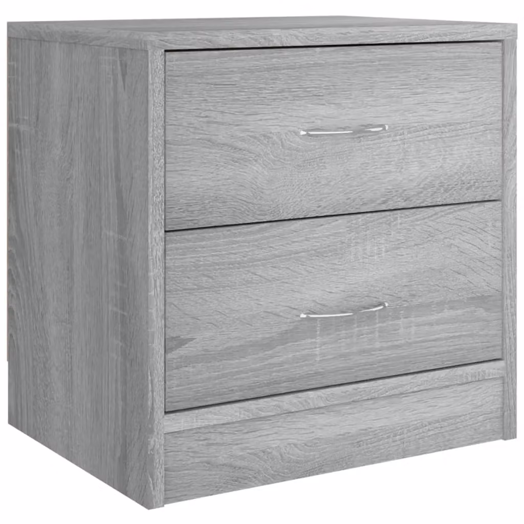 Berkfield Home Grey Sonoma Bedside Cabinet in Engineered Wood W/D/H: 40 x 30 x 40 cm – 2