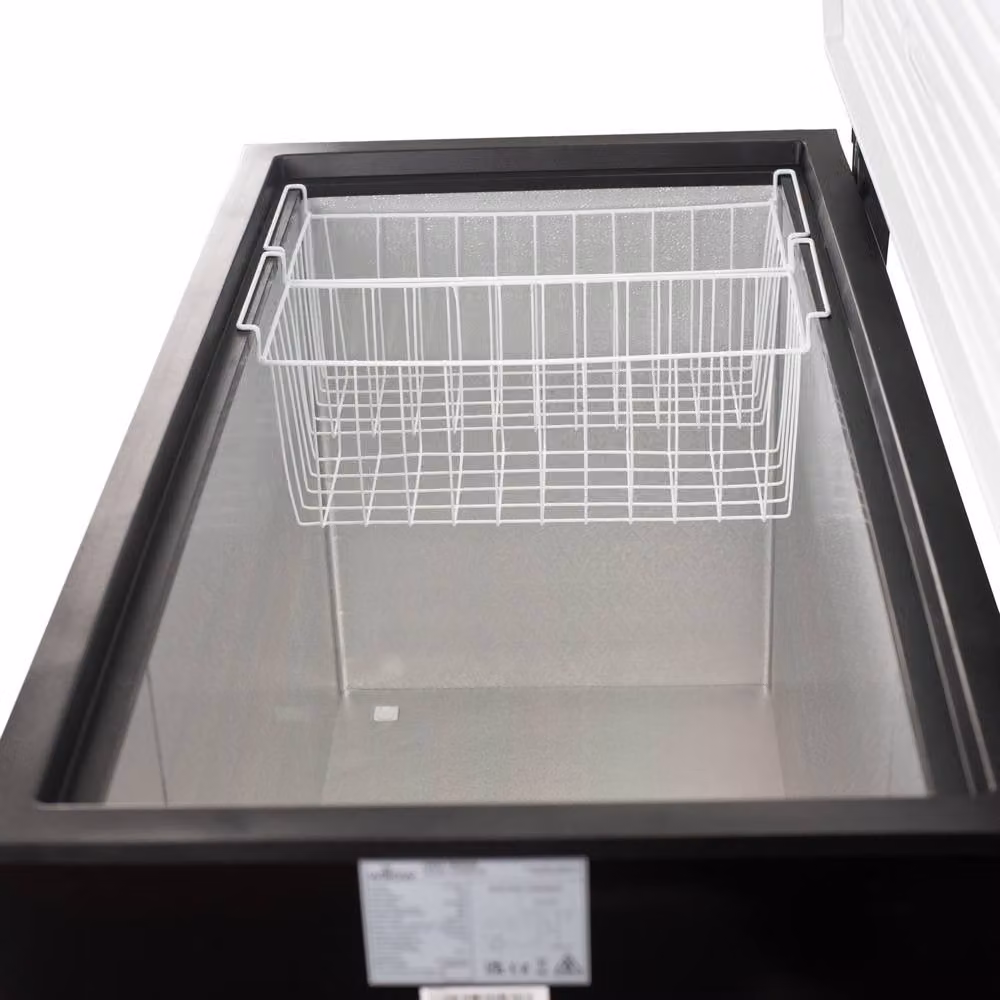 Willow 380L Freestanding Chest Freezer, Black – 5