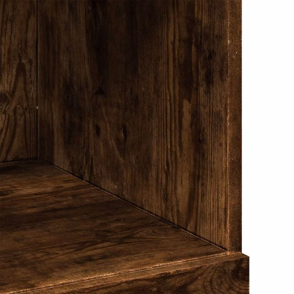 Berkfield Home Smoked Oak Highboard in Brown, W/D/H: 80 x 42.5 x 124 cm – 5