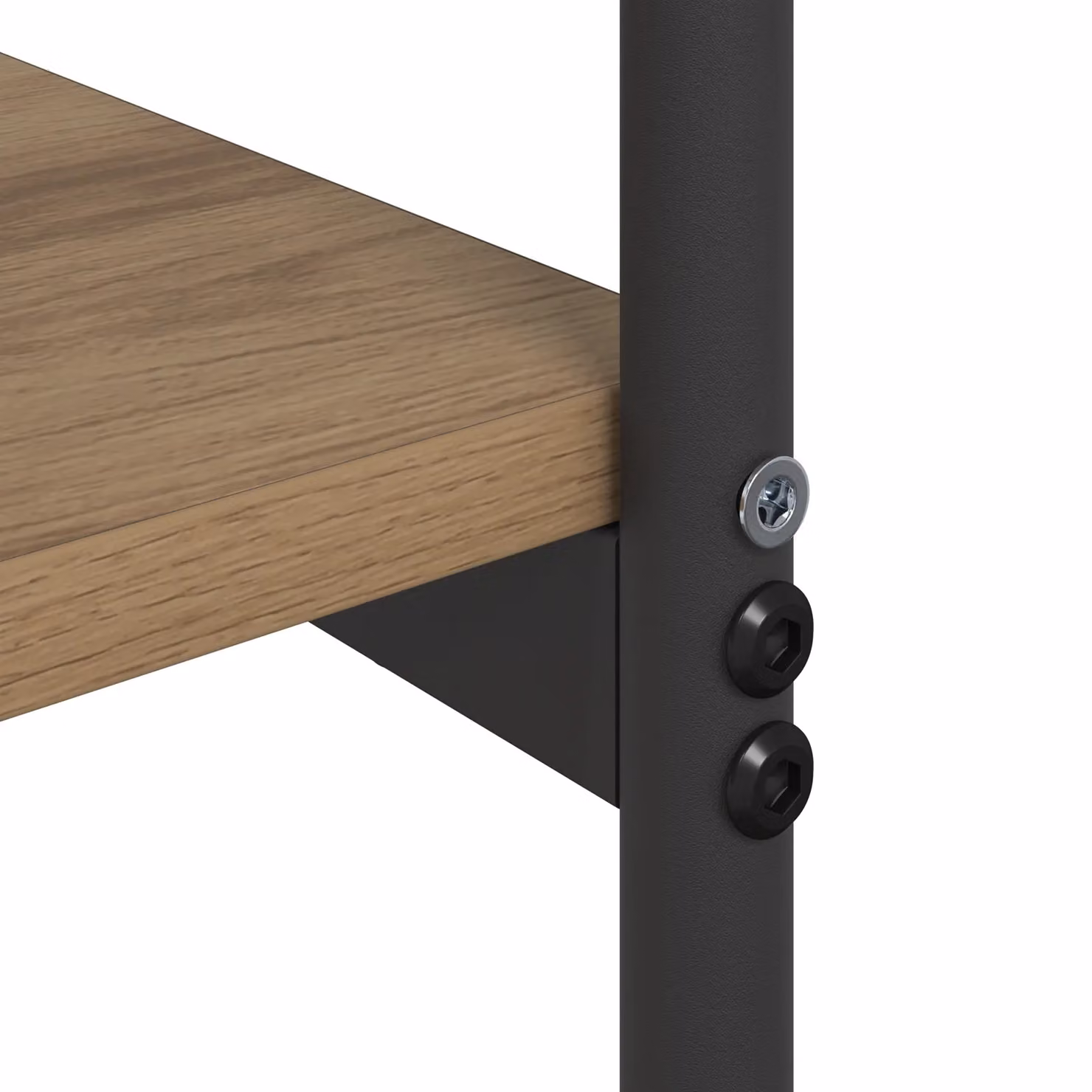 Berkfield Home Artisan Oak Console Table in Brown, W/D/H: 101 x 35 x 80.5 cm – 3