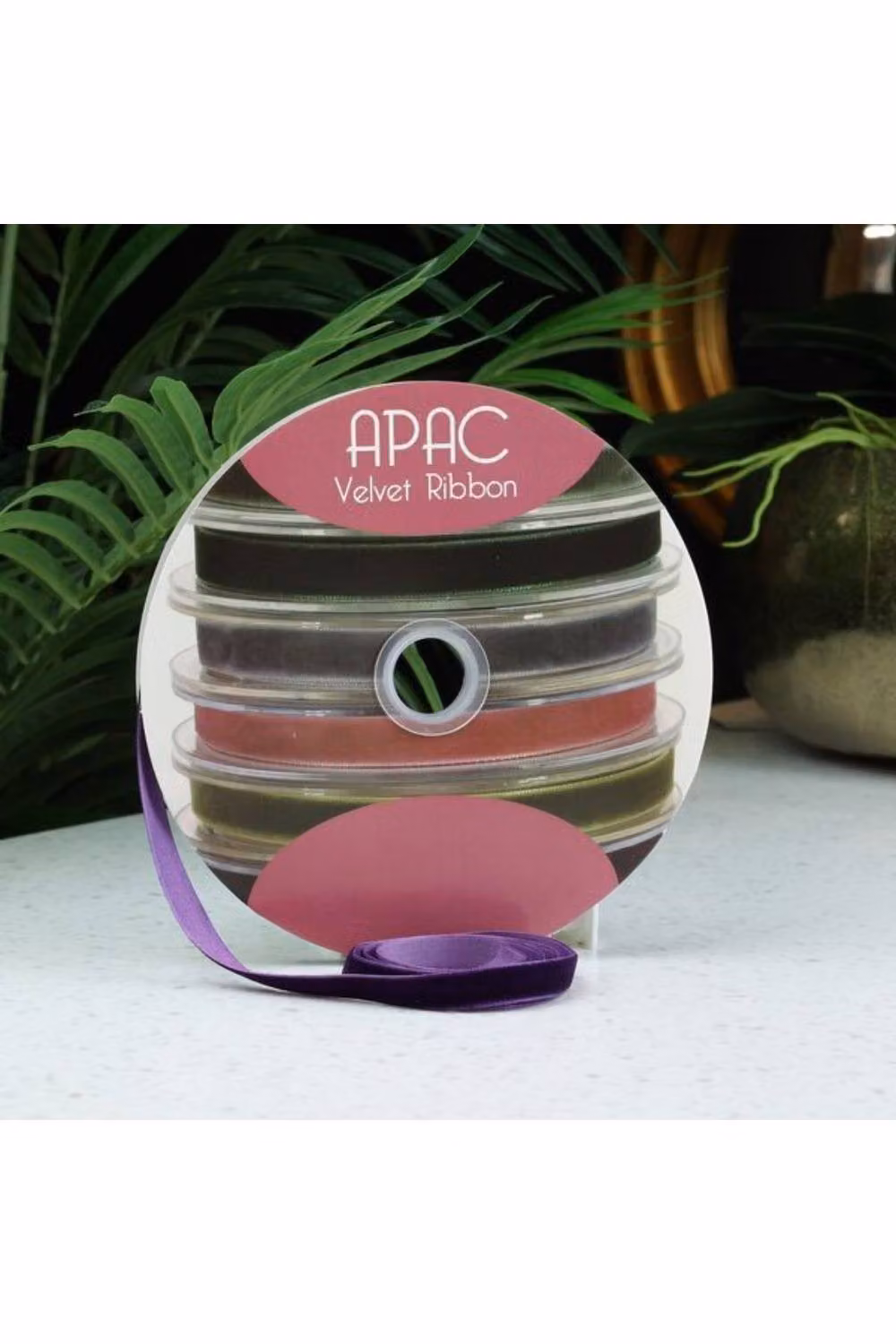 KDMD Purple Velvet Ribbon, 2 Pack – 1