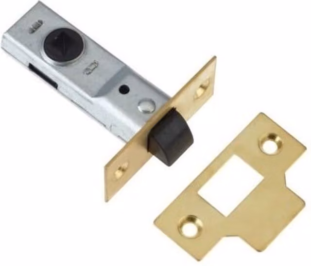 Yale Essentials Tubular Latch in Brown