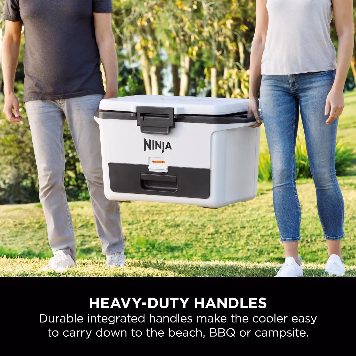 Ninja FrostVault 47L Hard Cooler with Dry Zone FB151UK in White – 5