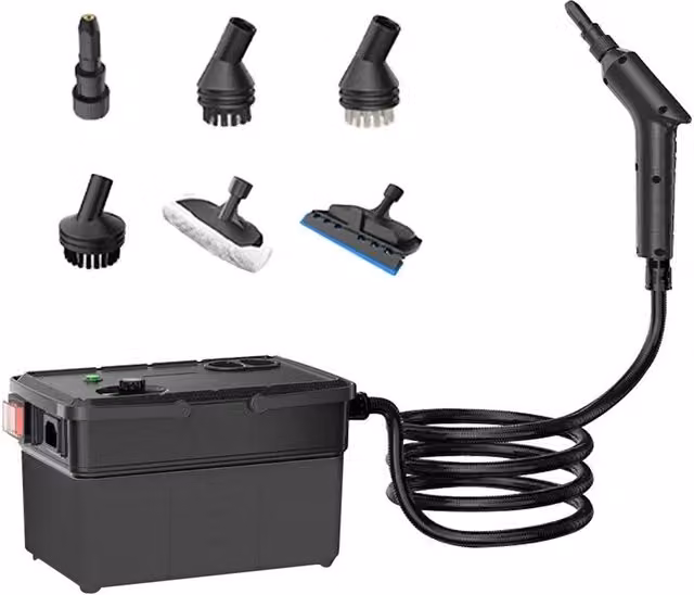 Havendro Handheld Portable High Temperature Steam Cleaner in Black