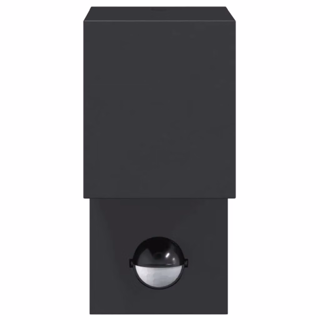 Berkfield Home Black Die-cast Aluminium Outdoor Wall Light with Motion Sensor – 2