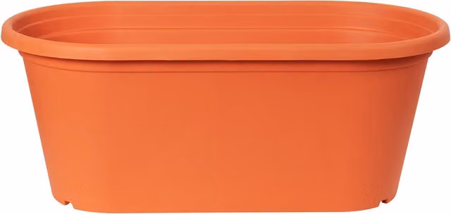 Clever Pots Trough Planter with Reservoir in Terracotta, 60 cm