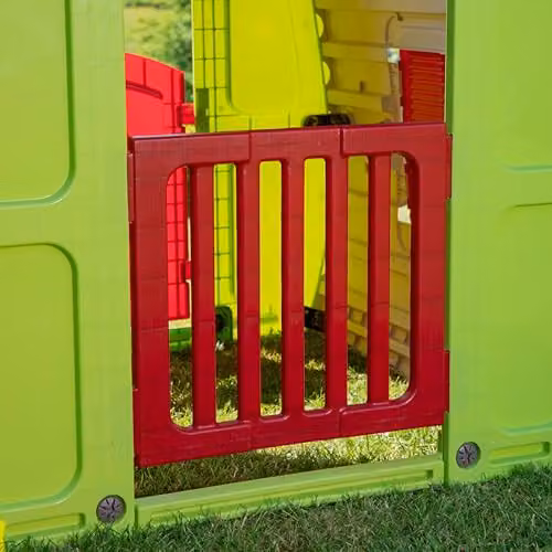 Samuel ALEXANDER Magical Forest Wendy Plastic Playhouse, Green & White, H 109 cm x W 102 cm x D 90 cm – 4