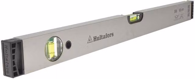 Hultafors Sm 150 Aluminium Spirit Level with 3 Vials, Silver, Length: 150 cm