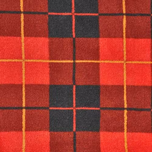 Dreamscene Red and White Tartan Check Sherpa Reversible Fleece Throw Blanket, W/D/H: 150 x 180 cm – 4