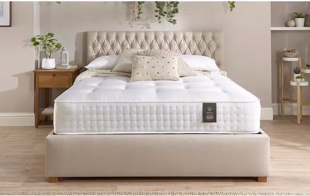 Aspire Natural Cashmere and Silk 3000 Pocket Mattress, White, W: 180 cm, D: 200 cm
