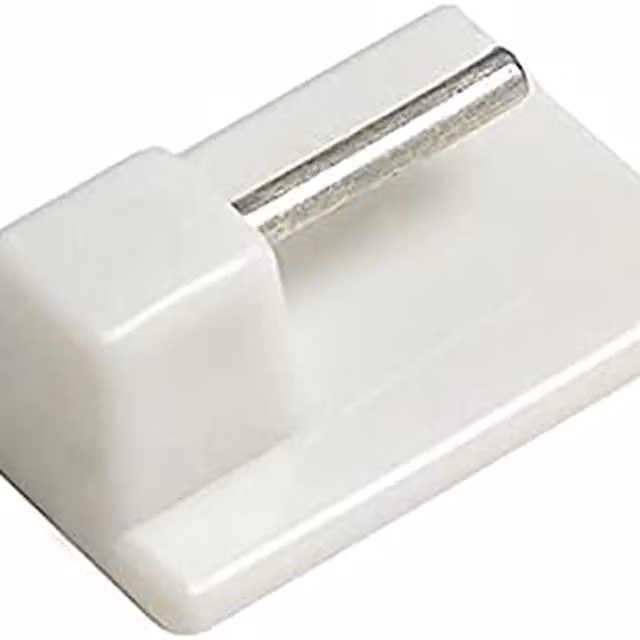 NewEdgeBlinds White Self Adhesive Plastic Stick On Hooks, Pack of 10