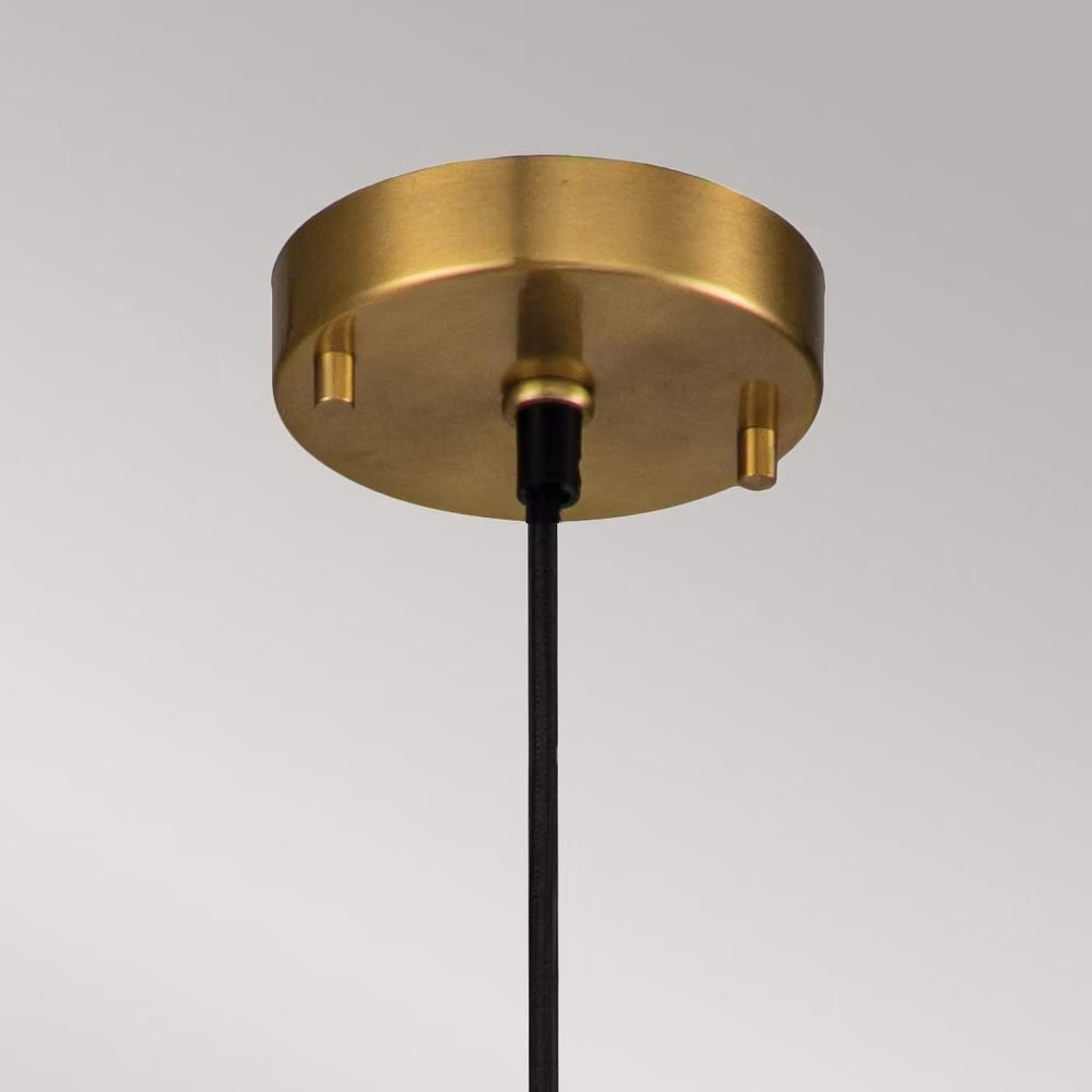 Netlighting Etoile Dome Pendant Ceiling Light in Aged Brass and Gold Leaf – 2