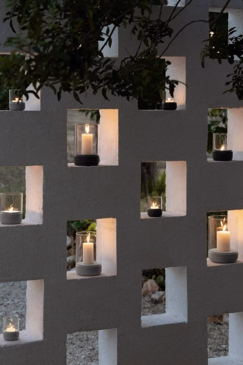 Blomus CALMA Lantern Size L in Agave Green and Dark Green – 2
