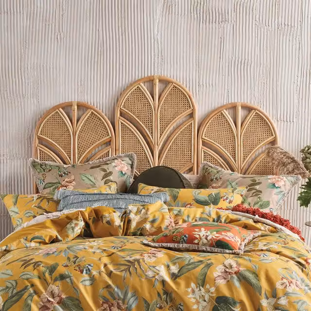 Linen House Bright Floral Botanical Pillowcase Set in Multicolour