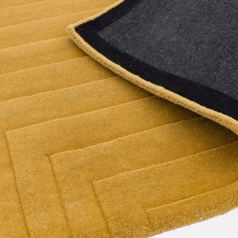 The Rug Shop UK Yellow Handmade Abstract Wool Area Rug, W: 290 cm, D: 200 cm – 3