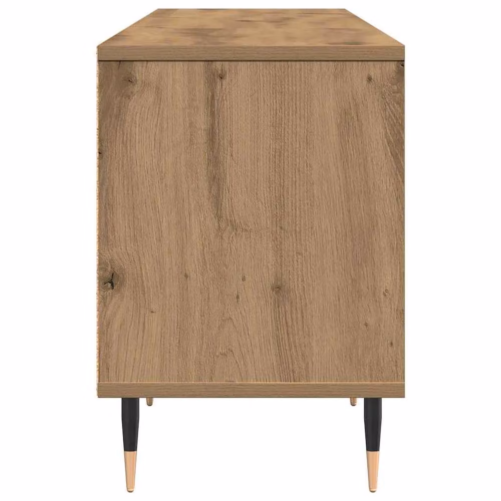 Berkfield Home Artisan Oak TV Cabinet in Brown, W: 150 cm, D: 30 cm, H: 44.5 cm – 4
