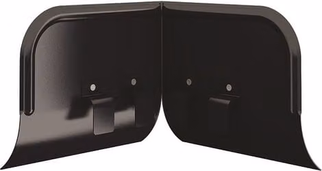 Lindab Black Galvanised Steel Corner Overflow Protector