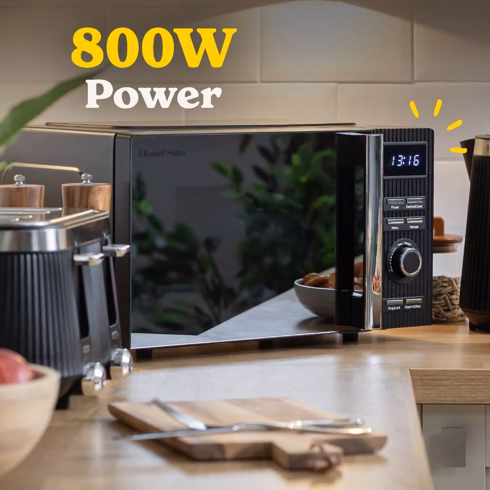 Russell Hobbs Bronte 20 Litre Black Digital Solo Microwave RHMD834B – 3