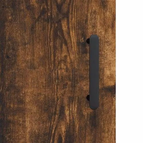 vidaXL Highboard in Smoked Oak, Brown Industrial Style Engineered Wood, W/D/H: 69.5 x 34 x 180 cm – 2