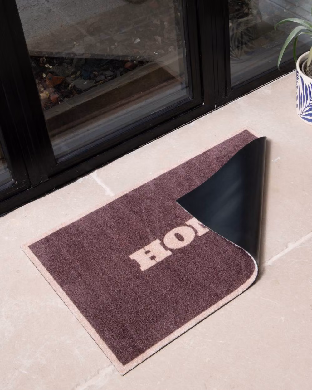 Artsy Mats Brown Washable Non-Slip Indoor Doormat, W: 50 cm, D: 80 cm – 2