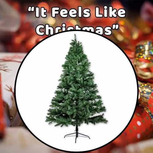 VFM e-Store 8 Foot Green Christmas Tree, H 243 cm x W 135 cm – 7