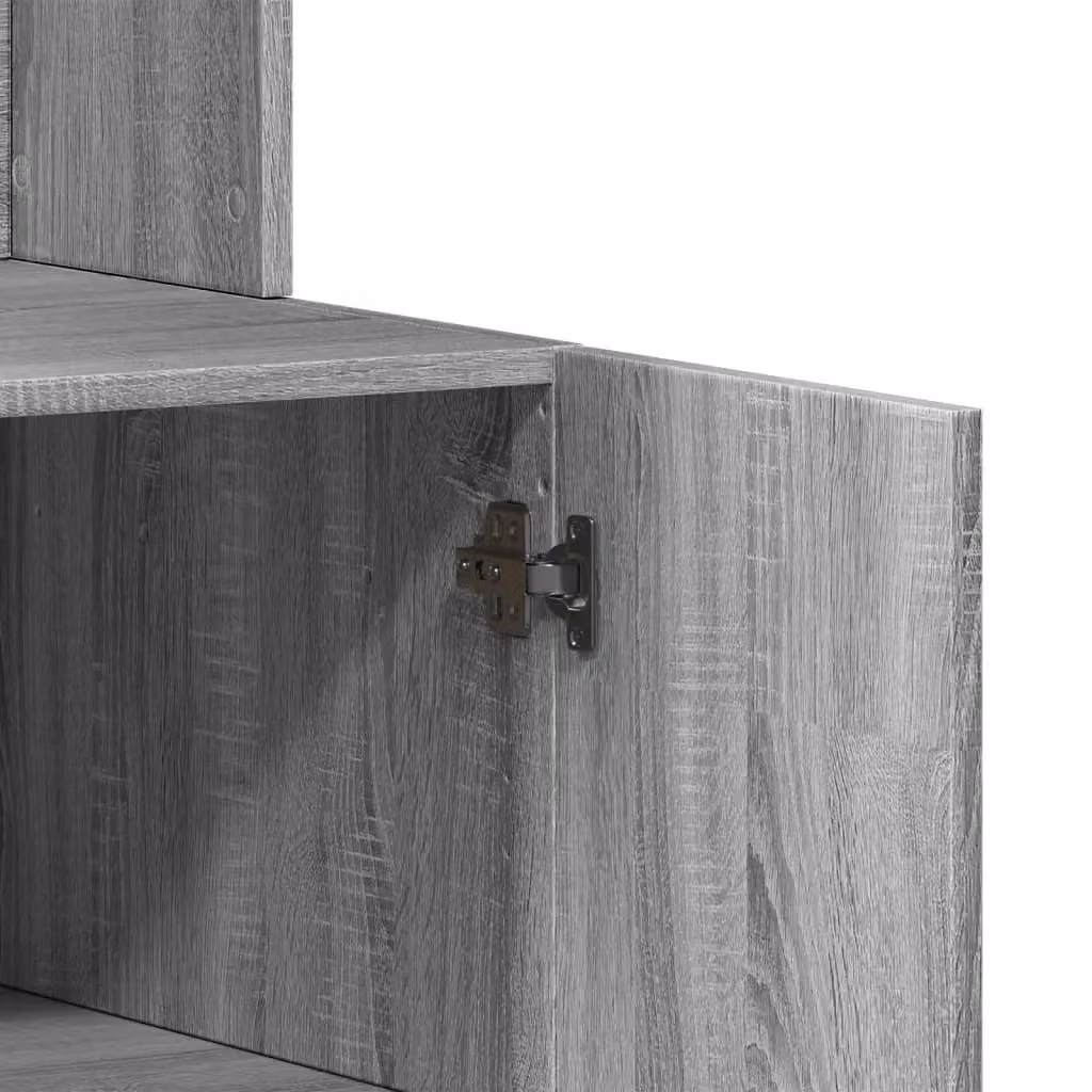 Berkfield Home Grey Sonoma Kitchen Cabinet Tall Unit with Hinged Doors and Internal Drawers, W/D/H: 95 x 50 x 180 cm – 3