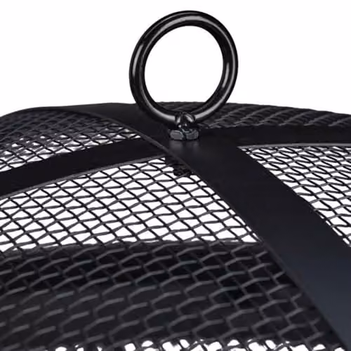 Neo Large Black Outdoor Fire Pit Bowl for Charcoal and Wood Burning – 6