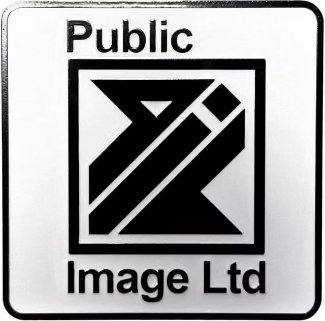 PIL (Public Image Ltd) Square Fridge Magnet in Black and White – 1