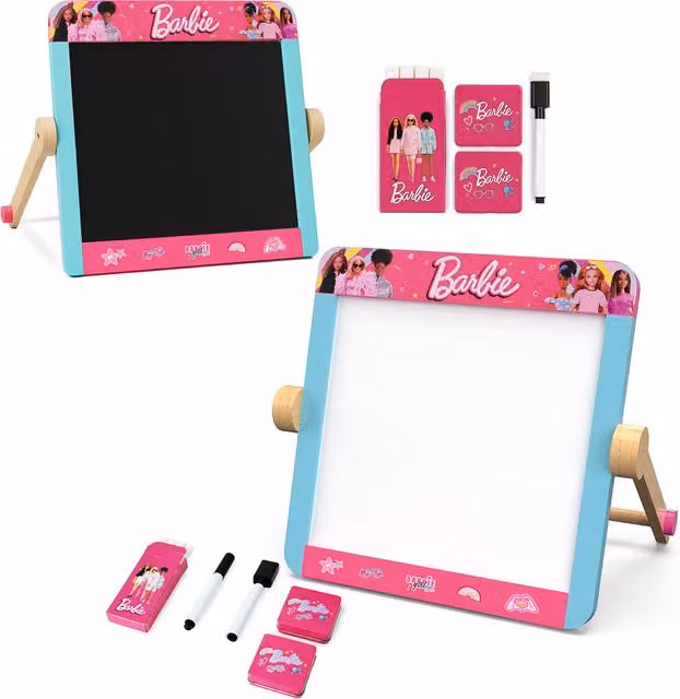 Mattel Barbie Multicolour Wooden Tabletop Easel