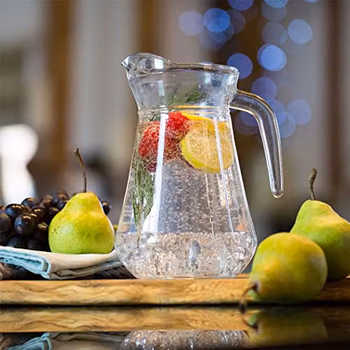 Argon Tableware Brocca Glass Water Jug, 1.5 l, Transparent – 5
