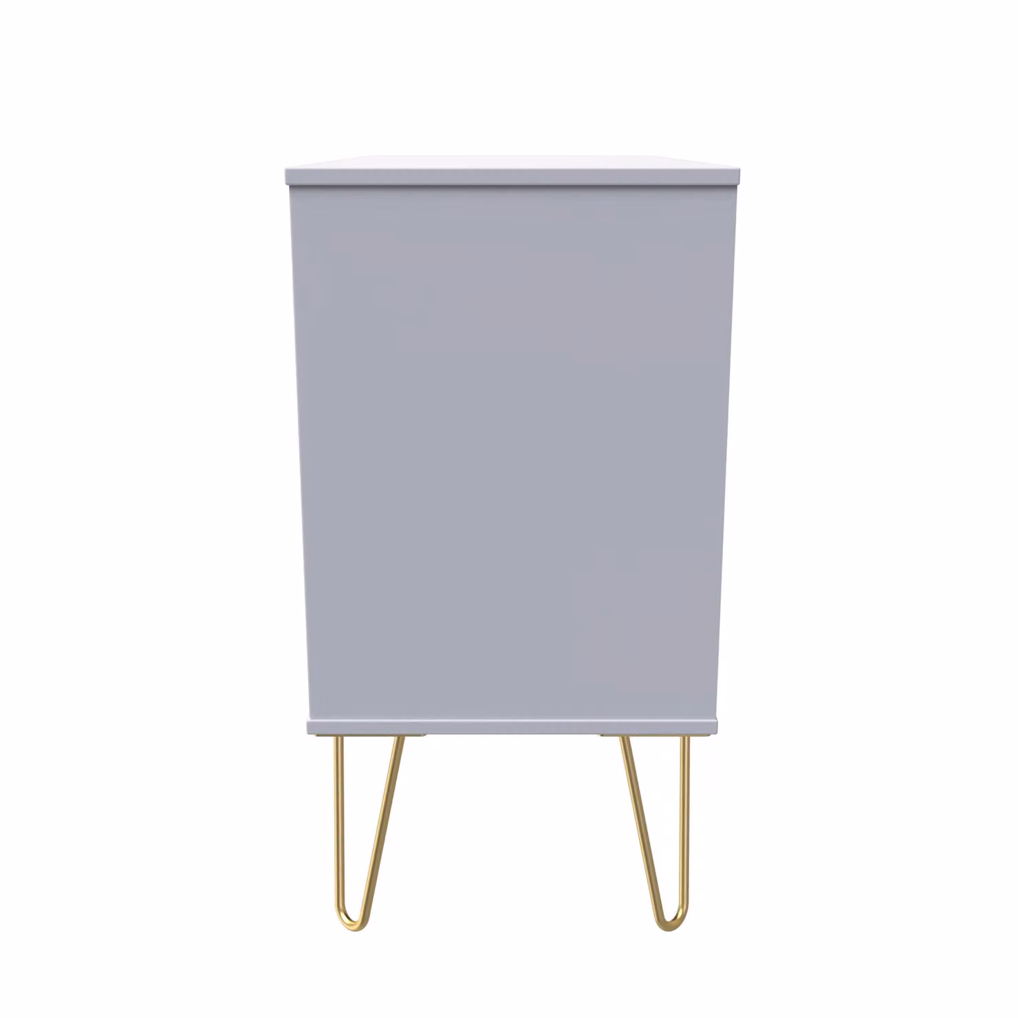 Ready Assembled 2 U Dallas 3 Drawer Chest in Dark Grey and Gold – 2