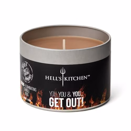 Hell's Kitchen Orange and Clove Scented Tin Candle, Brown, 180g – 2