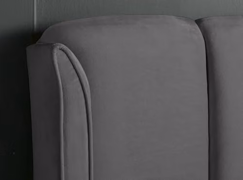 Bedmaster Aurora Grey Velvet Ottoman Storage Bed, W/D/H: 140 x 200 x 157 cm – 3