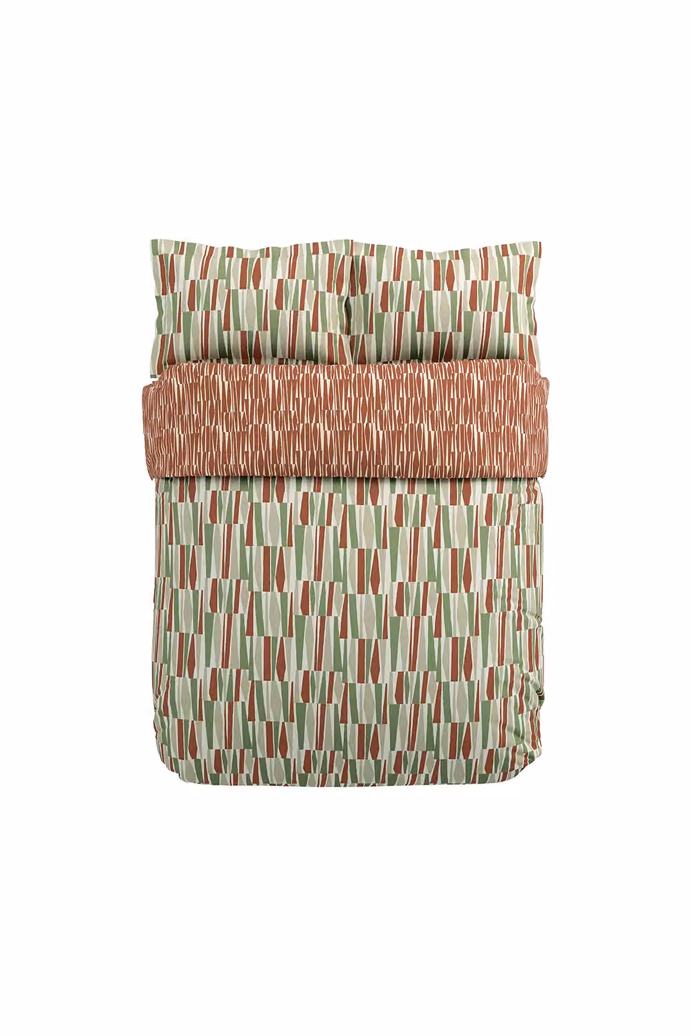 Scion Saku Reversible Cotton King Size Duvet Cover and Pillowcase Set, Multicolour, W: 180 cm, D: 200 cm – 2