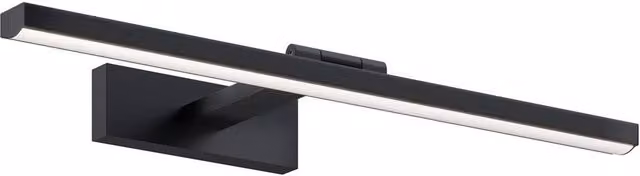 Netlighting Bris Black LED Mirror and Picture Light with 4000K Cool White Light – 1