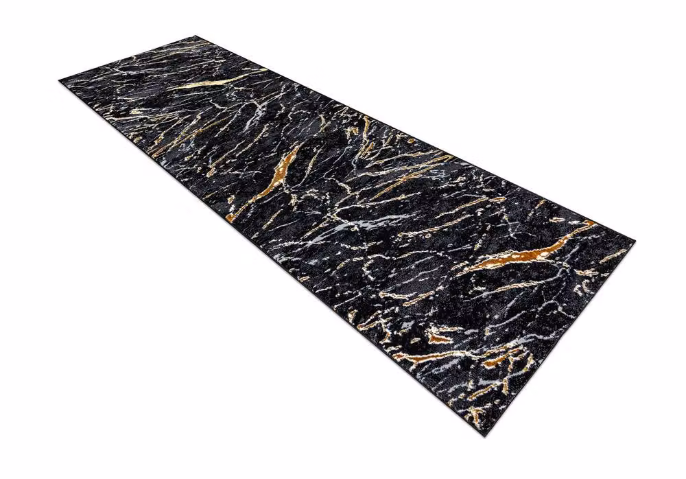 RugsX Allure Geometric Modern Runner in Black, W: 60 cm, L: 250 cm – 4