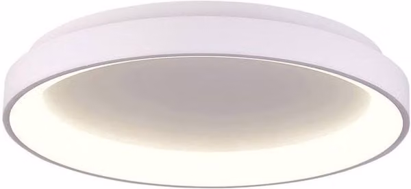 Netlighting Vico LED Semi Flush Ceiling Light, White, 58 cm, Dimmable