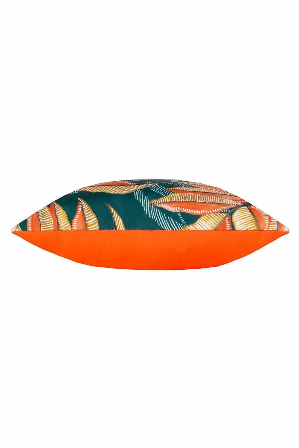 Wylder Tropics Ebon Wilds Akia Floral Square Outdoor Cushion, Petrol, W/D/H: 43 x 43 x 43 cm – 2
