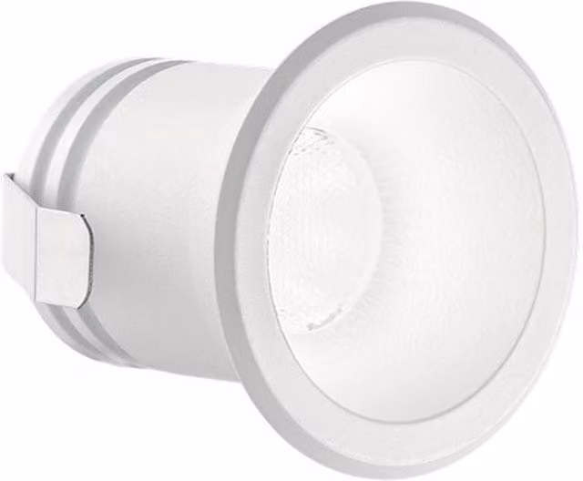 Ideal Lux Virus Round LED Indoor Recessed Downlight in White