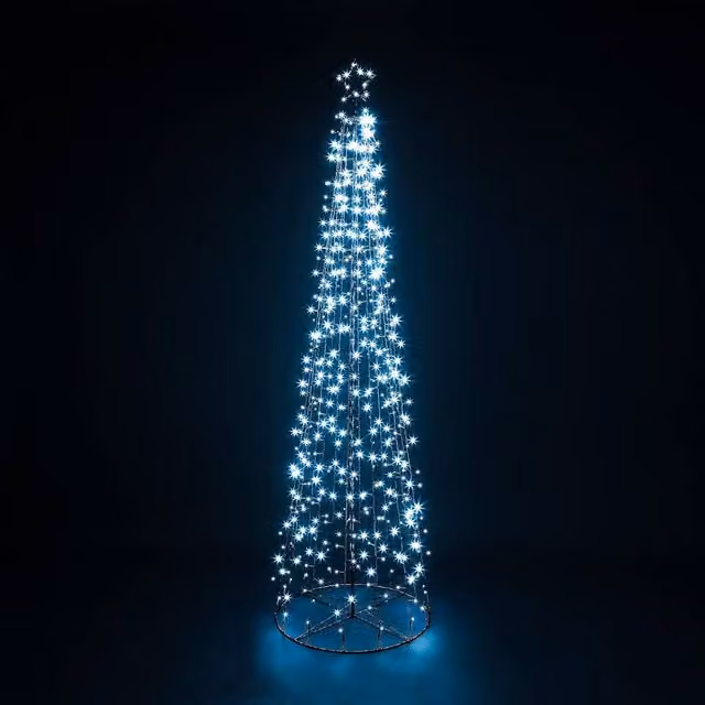 AKA 6ft LED Star Cone Christmas Tree in Cool White