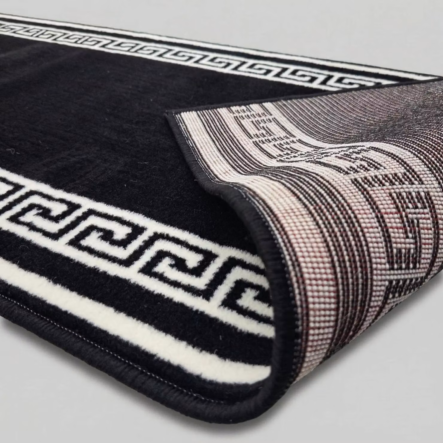runrug Soft and Luxurious Hallway Runner Rug in Black, W/D/H: 60 x 270 x 0.9 cm – 9