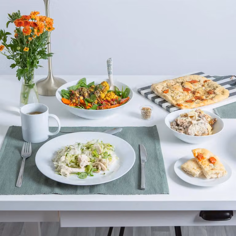 Argon Tableware 30-Piece White Porcelain Dinner Set