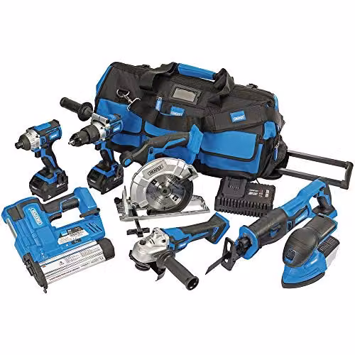 Draper D20 Jumbo 11 Piece Kit in Blue