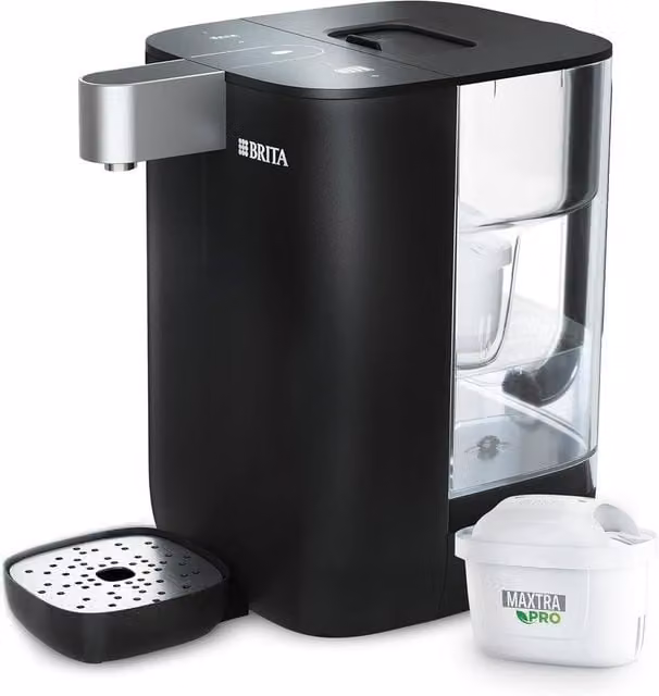 Brita Cube Hot and Cold Water Dispenser, Black, 4.0 l
