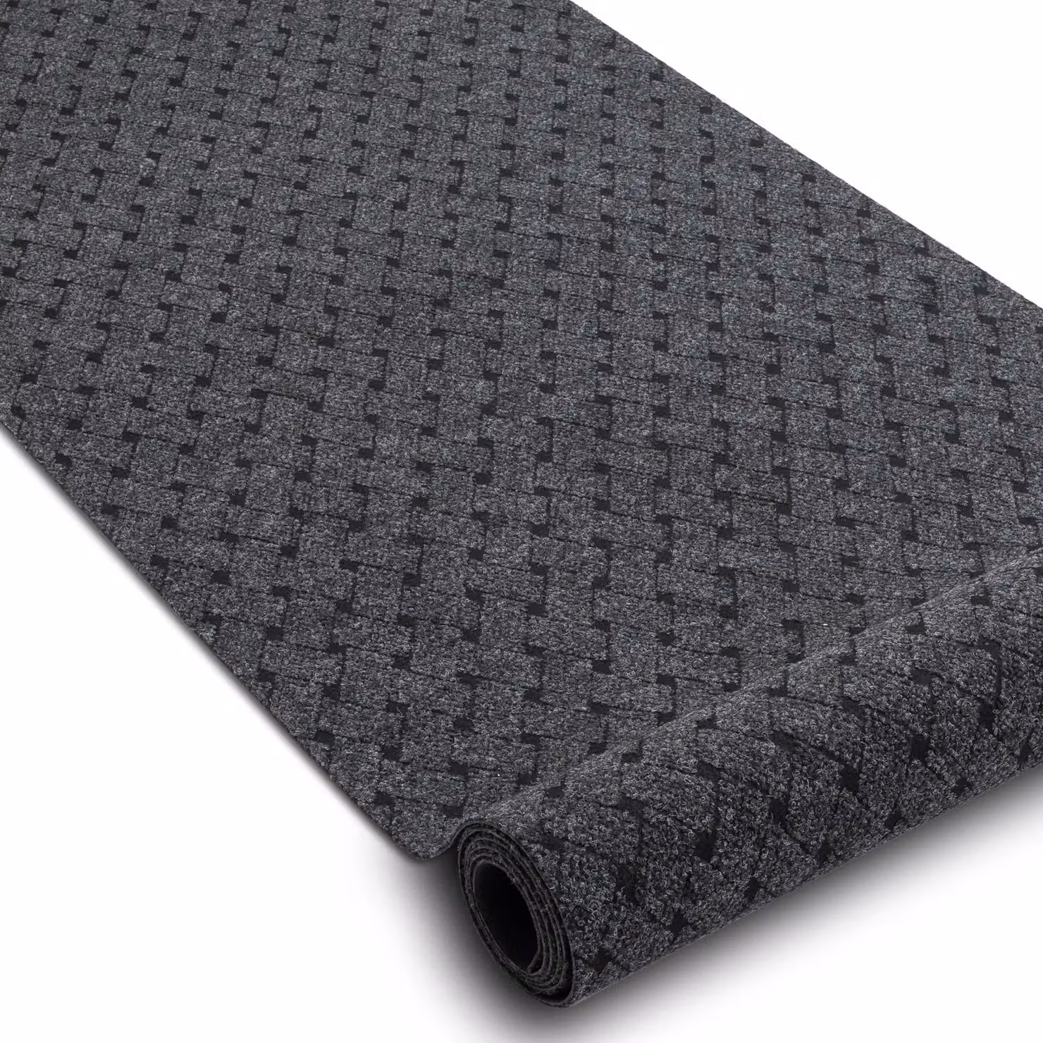 RugsX Non-Slip Modern Graphic Runner, Polypropylene, W: 100 cm, L: 410 cm – 2