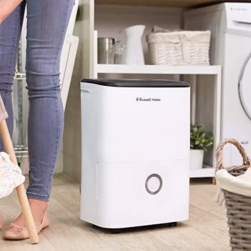 Russell Hobbs RHDH2002 20L/Day Dehumidifier with Smart Timer and Continuous Drain, White – 6