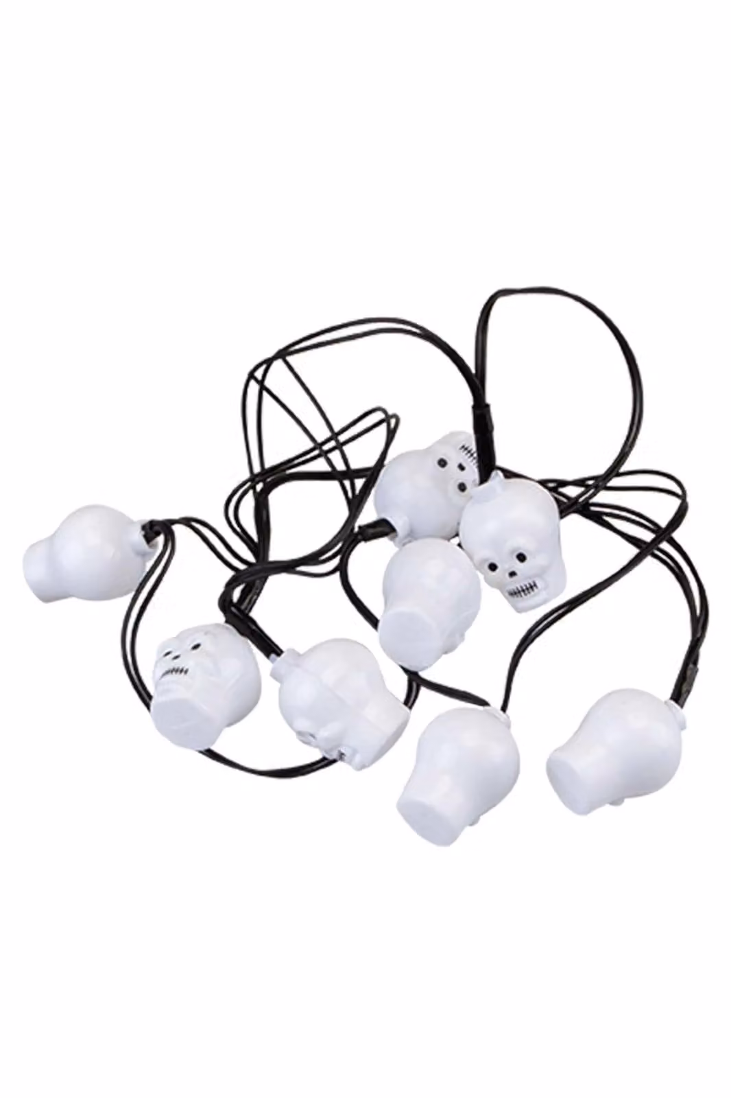 VFM e-Store Halloween LED Skull Lights, Set of 8, White – 3