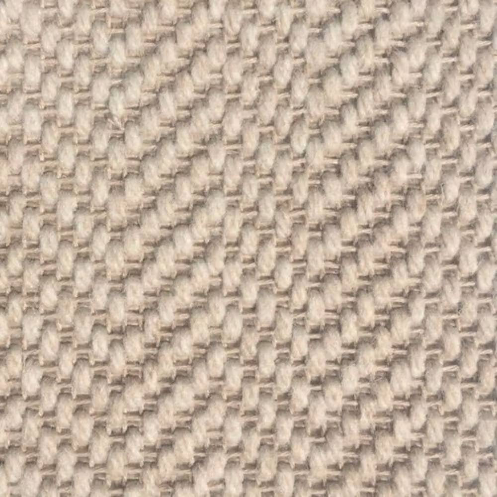 RainbowHome Belgravia Stair Runner with Herringbone Cotton Border in Beige, W: 55 cm x L: 700 cm – 3