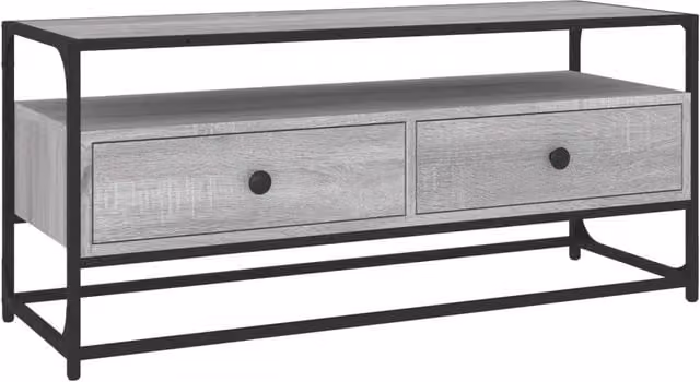 Berkfield Home Grey Sonoma TV Cabinet W/D/H: 100 x 35 x 45 cm – 1