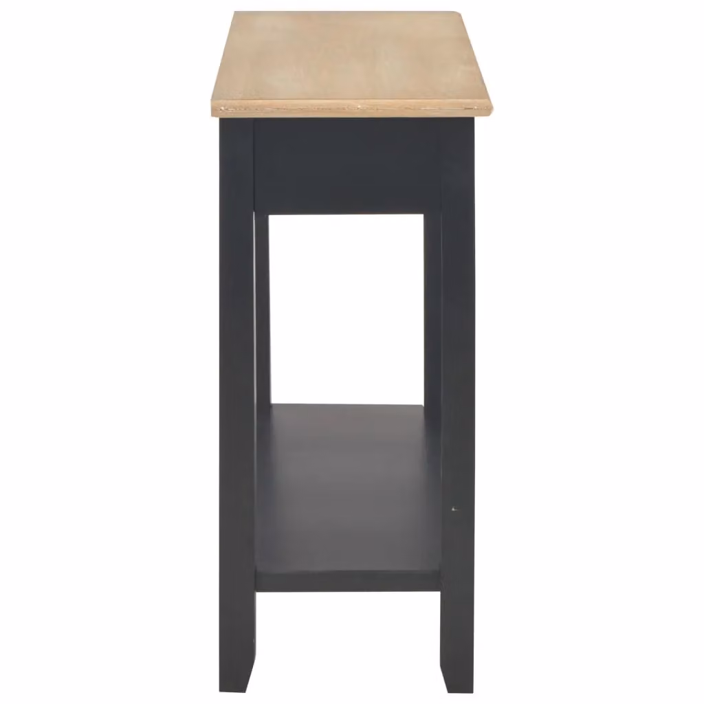 Berkfield Home Black Classic Console Table W/D/H: 110 x 35 x 80 cm – 3